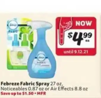 Winn Dixie Febreze Fabric Spray offer