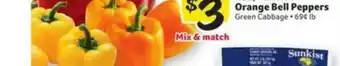 Winn Dixie Orange Bell Peppers offer