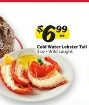 Winn Dixie Cold Water Lobster Tail offer