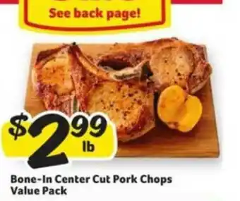 Winn Dixie Bone-in Center Cut Pork Chops Value Pack offer
