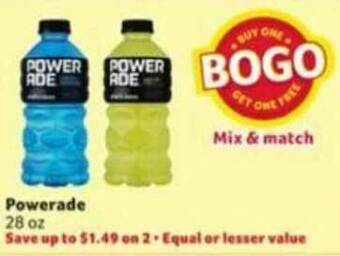 Winn Dixie Powerade offer