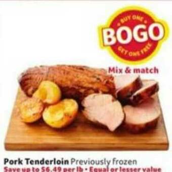 Winn Dixie Pork Tenderloin offer
