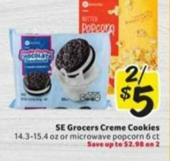 Winn Dixie Se Grocers Creme Cookies offer