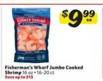 Winn Dixie Fisherman's Wharf Jumbo Cooked Shrimp offer