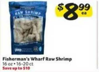 Winn Dixie Fisherman's Wharf Raw Shrimp offer
