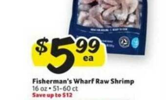 Winn Dixie Fisherman's Wharf Raw Shrimp offer