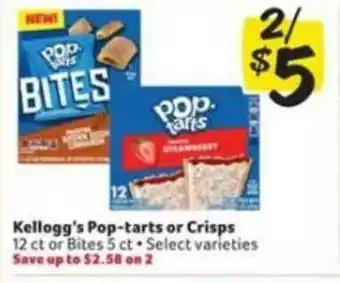 Winn Dixie Kellogg's Pop-tarts Or Crisps offer