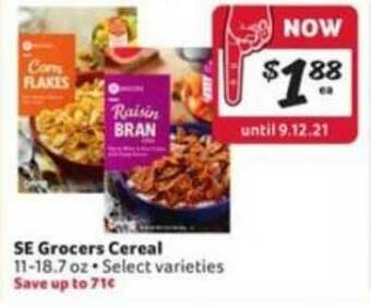 Winn Dixie Se Grocers Cereal offer