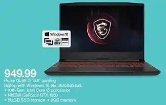 Target Pulse GL66 i5 15.6" Gaming offer
