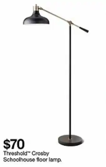 Target Threshold" Crosby Schoolhouse Floor Lamp offer