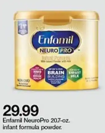 Target Enfamil NeuroPro 20.7 oz Infant Formula Powder offer