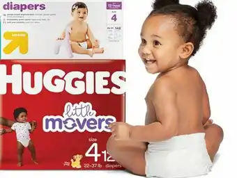 Target Huggies Little Movers 120-ct, Huge-Pack Diapers offer