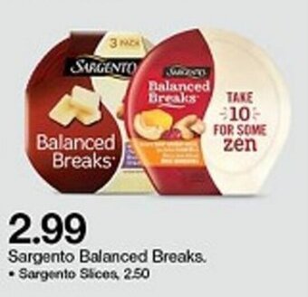 Target Sargento Balanced Breaks offer