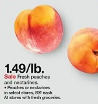 Target Fresh Peaches And Nectarines offer