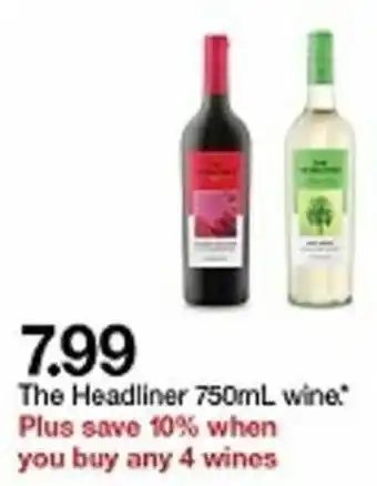 Target The Headliner 750ml Wine offer