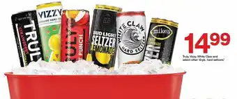 Target Truly,Vizzy,White Claw And Select Other 12-Pk. Hard Seltzers offer