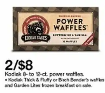 Target Kodiak 8-12-Ct Power Waffles offer