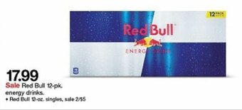 Target Red Bull Energy Drinks offer