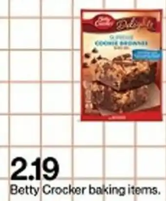 Target Betty Crocker Baking Items offer