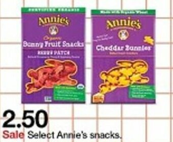 Target Annie's Snacks offer