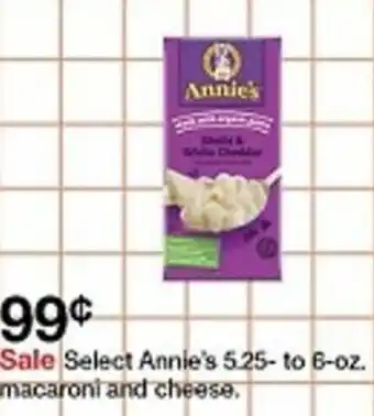 Target Annie's 5.25-6 oz Macaroni And Cheese offer