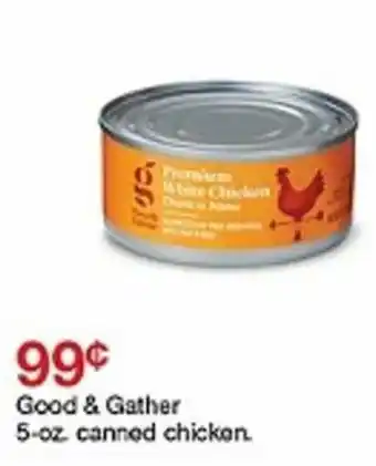 Target Good & Gather 5 oz Canned Chicken offer