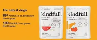 Target For Cats & Dogs Kindfull 3 oz Broth Stew Treat Topper offer