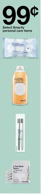 Target Smartly Personal Care Items offer