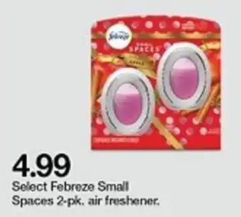 Target Febreze Small Spaces 2pk Air Freshener offer