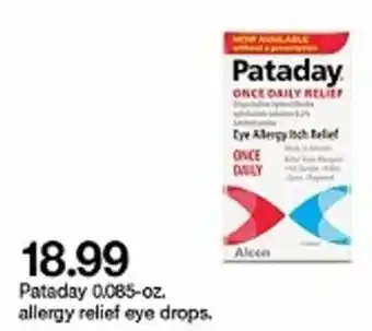 Target Pataday Eye Drops 0.085 oz. Allergy Relief Eye Drops offer