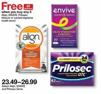 Target Align,Envive And Prilosec Items offer