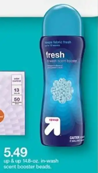 Target Up&Up 14.8 Oz In-Wash Scent Booster Beads offer