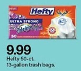 Target Hefty 13-Gallon Trash Bags offer