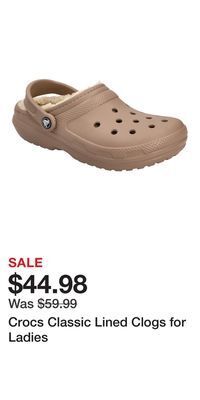 Cabela's Crocs classic lined clogs for ladies offer