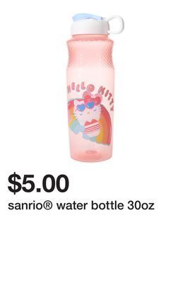Five Below Sanrio® water bottle 30oz offer