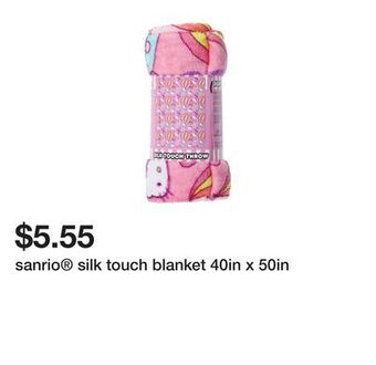 Five Below Sanrio® silk touch blanket 40in x 50in offer