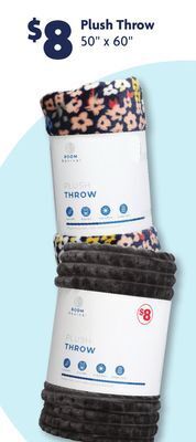 Family Dollar Plush throw offer