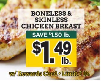 Dearborn Market Boneless & skinless chicken breast offer