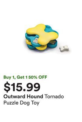 Petco Tornado puzzle dog toy offer