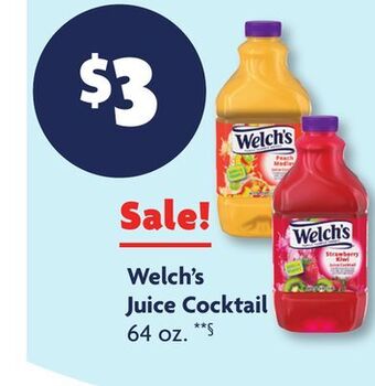 Family Dollar Welch's juice cocktail offer