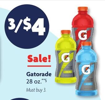 Family Dollar Gatorade offer