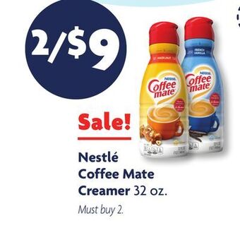 Family Dollar Nestlé coffee mate creamer offer