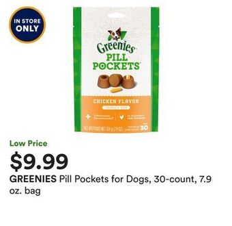 Petco Pill pockets for dogs, 30-count, 7.9 oz. bag offer