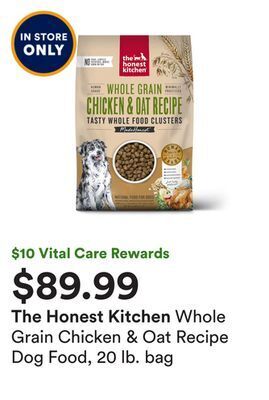 Petco Whole grain chicken & oat recipe dog food, 20 lb. bag offer