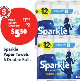 Family Dollar Sparkle paper towels offer