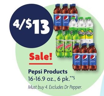 Family Dollar Pepsi products offer