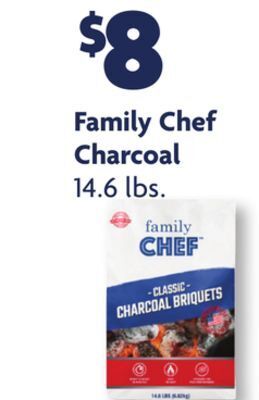 Family Dollar Family chef charcoal offer