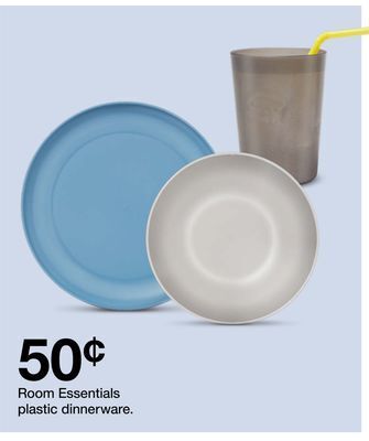 Target Essentials plastic dinnerware offer