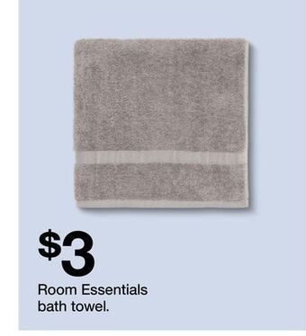 Target Room essentials bath towel offer