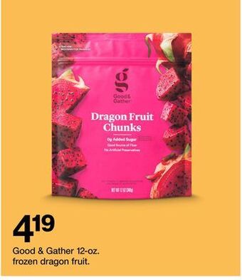 Target Good & gather 12-oz. frozen dragon fruit offer
